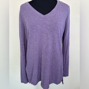 Loft Outlet Lounge Sweatshirt, Purple, Size XS